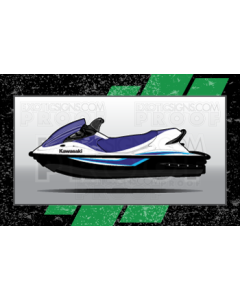 Kawasaki STX-12F, 15F Graphic Kit - EK0004STXG3A