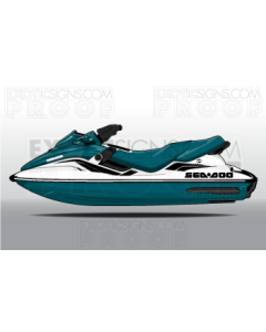 SeaDoo GT/GTI/GTX Generation 2 - 1996 to 2002 - Graphic Kit - ES0018SGT