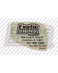 Exotic Decal Remover