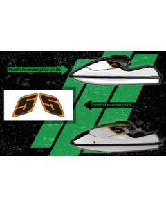 SXR800 Number Plate 3202