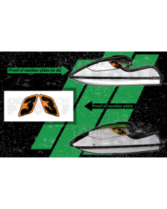 SXR800 Number Plate 3203