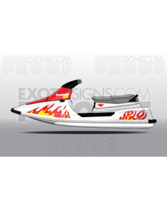 Kawasaki TS 1989 - 1996 Graphic Kit - EK0004KTS