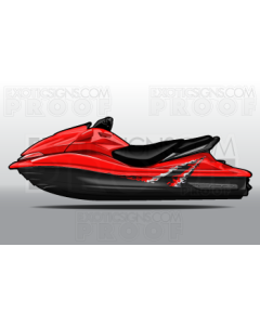 Kawasaki Jet Ski Ultra 250/260 Graphic Kit - EK0007U2