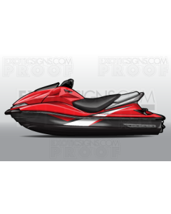 Kawasaki Jet Ski Ultra 250/260 Graphic Kit - EK0008U2