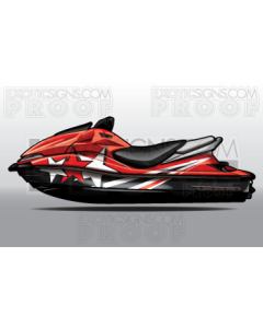Kawasaki Jet Ski Ultra 250/260 Graphic Kit - EK0009U2