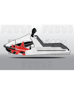 Kawasaki Jet Ski X2 Generation1 Graphic Kit - EK0005X2G1