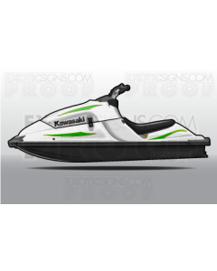 Kawasaki Jet Ski X2 Generation 2 Graphic Kit - EK0001X2G2