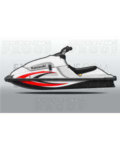 Kawasaki Jet Ski X2 Generation 2 Graphic Kit - EK0005X2G2