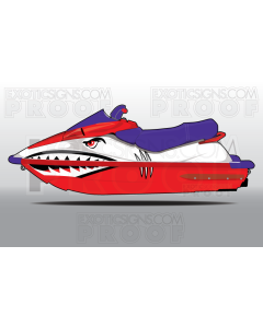 Kawasaki Jet Ski ZXi Graphic Kit - EK0007ZXi