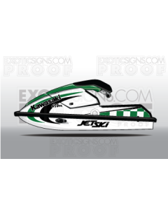 Kawasaki 650 SX Graphic Kit - EK0005K650 