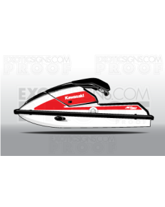 Kawasaki 650 SX Graphic Kit - EK0007K650 