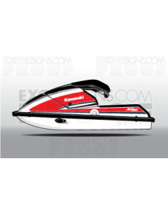 Kawasaki 650 SX Graphic Kit - EK0008K650 