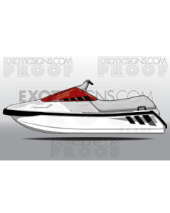 Yamaha Wave Runner III - Graphic Kit - EY0006WR3