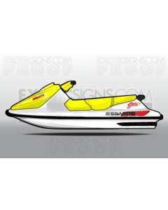 SeaDoo GT/GTI/GTS/GTX - Generation 1 - 1990 to 2001 - Graphic Kit ES0002GTIG1