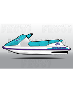 SeaDoo GT/GTI/GTS/GTX - Generation 1 - 1990 to 2001 - Graphic Kit ES0004GTIG1