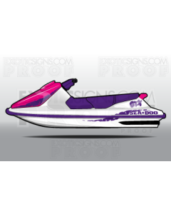 SeaDoo GT/GTI/GTS/GTX - Generation 1 - 1990 to 2001 - Graphic Kit ES0005GTIG1