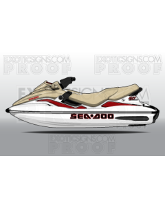 SeaDoo GT/GTI/GTX Generation 2 - 1996 to 2002 - Graphic Kit - ES0007SGT