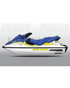 SeaDoo GT/GTI/GTX Generation 2 - 1996 to 2002 - Graphic Kit - ES0009SGT