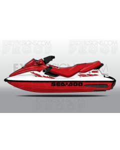 SeaDoo GT/GTI/GTX Generation 2 - 1996 to 2002 - Graphic Kit - ES0016SGT
