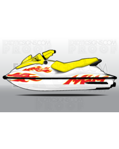 SeaDoo GSX/GS/GSI - 1996 to 2001 - Graphic Kit ES0005GSX