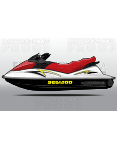 SEADOO GTI/WAKE GENERATION 4 - 2006 TO 2010 - GRAPHIC KIT - ES0002GTIG4