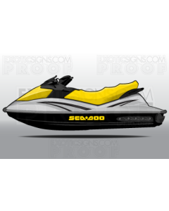SEADOO GTI/WAKE GENERATION 4 - 2006 TO 2010 - GRAPHIC KIT - ES0005GTIG4