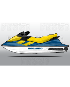 SEADOO GTI/WAKE GENERATION 4 - 2006 TO 2010 - GRAPHIC KIT - ES0007GTIG4