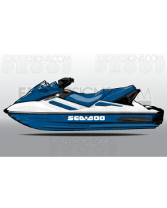 SEADOO GTX/WAKE GENERATION 3 - 2002 TO 2009 - GRAPHIC KIT - ES0003TEC