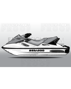 SEADOO GTX/WAKE GENERATION 3 - 2002 TO 2009 - GRAPHIC KIT - ES0007TEC