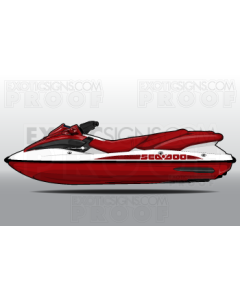 SEADOO LRV - 2000 TO 2003 - GRAPHIC KIT - ES0005LRV