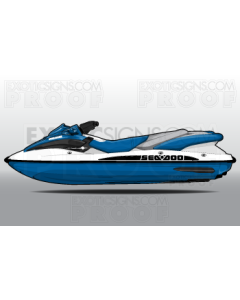 SEADOO LRV - 2000 TO 2003 - GRAPHIC KIT - ES0002LRV
