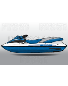 SEADOO LRV - 2000 TO 2003 - GRAPHIC KIT - ES0003LRV