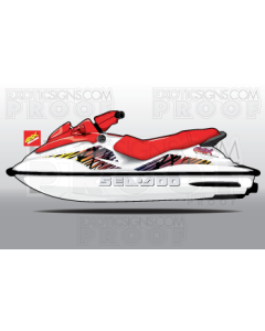 SeaDoo GSX/GS/GSI - 1996 to 2001 - Graphic Kit ES0001GSX