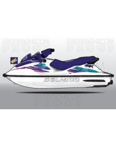 SeaDoo GSX/GS/GSI - 1996 to 2001 - Graphic Kit ES0002GSX