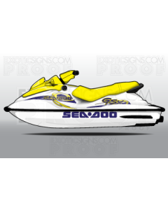 SeaDoo GSX/GS/GSI - 1996 to 2001 - Graphic Kit ES0003GSX