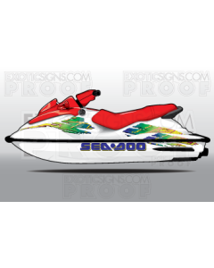 SeaDoo GSX/GS/GSI - 1996 to 2001 - Graphic Kit ES0004GSX