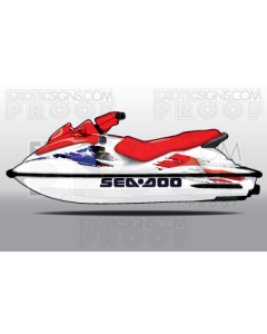 SeaDoo GSX/GS/GSI - 1996 to 2001 - Graphic Kit ES0011GSX