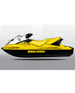 SEADOO RXT/WAKE GENERATION 3 - 2005 TO 2009 - GRAPHIC KIT - ES0003RXT