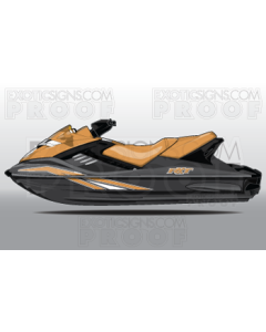 SEADOO RXT/WAKE GENERATION 3 - 2005 TO 2009 - GRAPHIC KIT - ES0006RXT