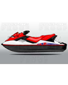 SEADOO RXT/WAKE GENERATION 3 - 2005 TO 2009 - GRAPHIC KIT - ES0007RXT