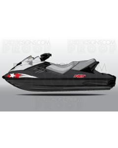 SEADOO RXT/WAKE GENERATION 3 - 2005 TO 2009 - GRAPHIC KIT - ES0008RXT