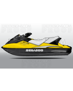 SEADOO RXT/WAKE GENERATION 3 - 2005 TO 2009 - GRAPHIC KIT - ES0009RXT
