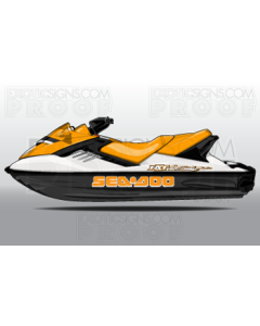 SEADOO RXT/WAKE GENERATION 3 - 2005 TO 2009 - GRAPHIC KIT - ES0011RXT