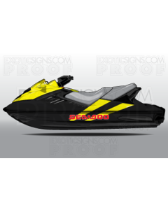 SEADOO RXT/WAKE GENERATION 3 - 2005 TO 2009 - GRAPHIC KIT - ES0012RXT