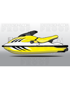 SEADOO HX - 1996 TO 1998 - GRAPHIC KIT - ES0002HX