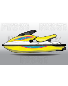 SEADOO HX - 1996 TO 1998 - GRAPHIC KIT - ES0003HX