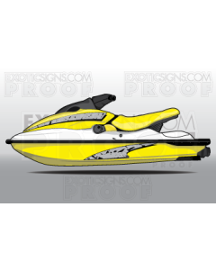 SEADOO HX - 1996 TO 1998 - GRAPHIC KIT - ES0010HX