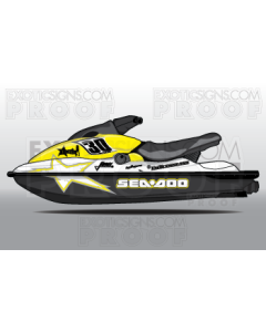 SEADOO HX - 1996 TO 1998 - GRAPHIC KIT - ES0013HX