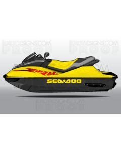 SEADOO RX/RXX - 2000 TO 2004 - GRAPHIC KIT - ES0006RXX