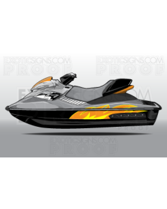 SEADOO RXP/RXP-X GENERATION 1 - 2004 TO 2011 - GRAPHIC KIT - ES0004RXP